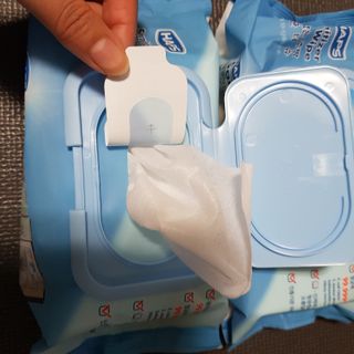 햅스 세균없는 주방 대형 2팩, HAPS sanitizer wipe — 5점을 준 리뷰어가 2022년 2월 올린 사용 사진