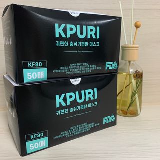 케이퓨리 KF80 덴탈 귀편한 숨쉬기편한 마스크 50매 — 4점을 준 리뷰어가 2022년 10월 올린 사용 사진