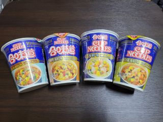 NISSIN 닛신 컵누들  4종 - 씨푸드오리지날, 씨푸드 스파이시, 씨푸드 커리, 씨푸드 XO소스 — 5점을 준 리뷰어가 2023년 1월 올린 사용 사진