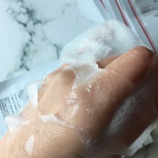닥터마시멜로 마블러스 멀티 클리닉 마스크 — 1점을 준 리뷰어가 2021년 2월 올린 사용 사진