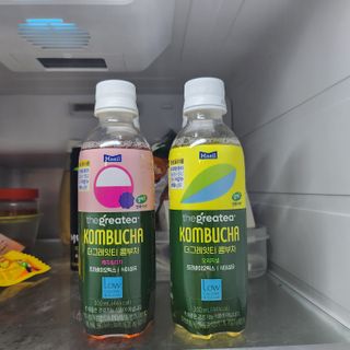더그레잇티 콤부차 [매일유업] 더그레잇티 44kcal 콤부차 300ml *12개입 (오리지널 6개+베리리치 6개) — 5점을 준 리뷰어가 2023년 7월 올린 사용 사진