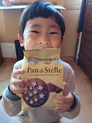바릴라 몰리노비앙코 쿠키 3종_판디스텔라,쿠오리치니,바이오치 — 5점을 준 리뷰어가 2022년 1월 올린 사용 사진