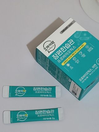 [유산균] 오마이락 장편한습관 프로바이오틱스 30P — 4점을 준 리뷰어가 2022년 11월 올린 사용 사진
