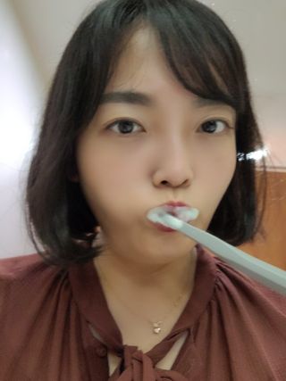 [지오클린] 안나지오 구취케어 치약 100g — 4점을 준 리뷰어가 2022년 8월 올린 사용 사진