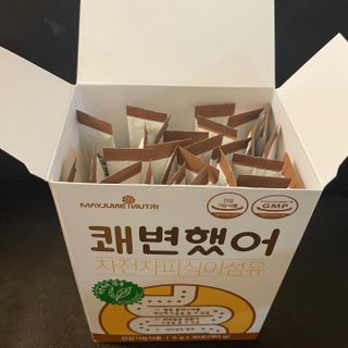 메이준뉴트리 쾌변했어 차전자피 식이섬유[30포/1박스] — 5점을 준 리뷰어가 2021년 4월 올린 사용 사진