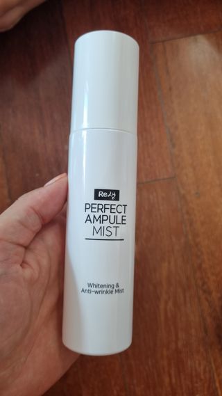 리생 [Re생] 퍼팩트 앰플 이중 기능성 미스트 100ml  피부미백 주름개선 = 총 2개 200ml 증정 — 5점을 준 리뷰어가 2021년 9월 올린 사용 사진