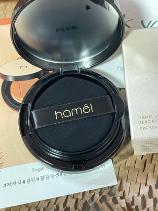 하멜 비건 아쿠아 글로우 제로핏 쿠션 — 4.5점을 준 리뷰어가 2022년 8월 올린 사용 사진