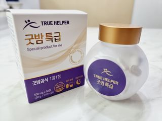 트루헬퍼 굿밤 특급 건강 보조제 수면 1박스 2개월분 — 5점을 준 리뷰어가 2023년 4월 올린 사용 사진
