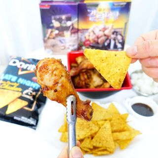 롯데제과 도리토스 갈비천왕치킨맛 X 굽네 갈비천왕 — 4.5점을 준 리뷰어가 2021년 7월 올린 사용 사진