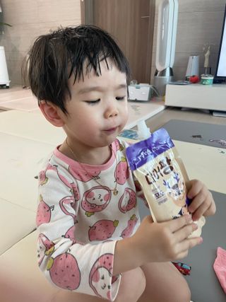 [몸엔용] 우리 아이 건강간식, 달콤한 녹용곤약젤리 디어팡 4종 — 4.5점을 준 리뷰어가 2022년 4월 올린 사용 사진