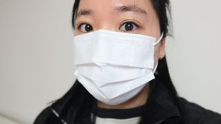 [엠메이데이] 엠쉴드 마스크KF-AD 화이트 50EA — 5점을 준 리뷰어가 2022년 2월 올린 사용 사진