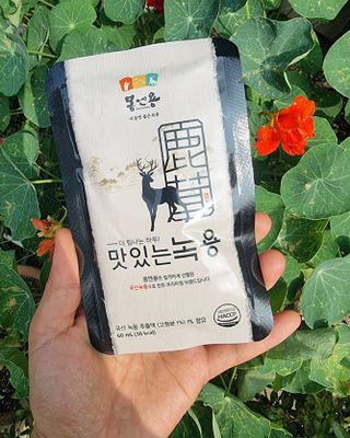 [몸엔용] 과일을 넣어 국산녹용을 맛있게 60ml x 30포 — 5점을 준 리뷰어가 2021년 6월 올린 사용 사진