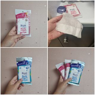 [심플리티] 한 장으로 향기롭게, 산뜻하게 바디시트 2종 + 랜덤향1개 총 3팩구성 — 5점을 준 리뷰어가 2021년 5월 올린 사용 사진