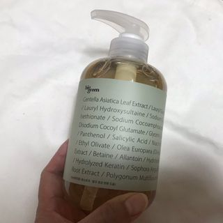 빅그린 안티 헤어로스 탈모 시카 바이옴 샴푸 500ml (중건성두피용) — 5점을 준 리뷰어가 2022년 7월 올린 사용 사진