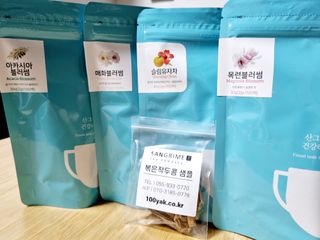 산그리메 아카시아+목련+매화+슬림 유자차 Set — 5점을 준 리뷰어가 2021년 10월 올린 사용 사진