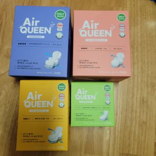 에어퀸 뉴브레스 유기농 생리대 4종 (팬티라이너 20P + 중형 10P + 대형 10P + 오버나이트 8P)_체험단 — 4점을 준 리뷰어가 2024년 5월 올린 사용 사진