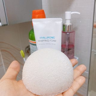 [툴앤썸] 메이크업 브러시로 바르고 호빵 스펀지로 클렌징하는 A-Z 뷰티툴 5종 — 3점을 준 리뷰어가 2021년 1월 올린 사용 사진