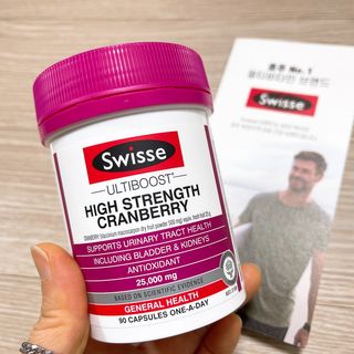 Swisse 스위스 고함량 크랜베리 25000mg 90정 — 4.5점을 준 리뷰어가 2021년 2월 올린 사용 사진