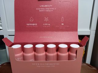 랩앤뷰티 메가 벨벳 콜라겐 12000 — 5점을 준 리뷰어가 2021년 5월 올린 사용 사진