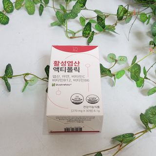 [리노브] 4세대 활성엽산 액티폴릭 270mg x 30정 — 5점을 준 리뷰어가 2022년 9월 올린 사용 사진