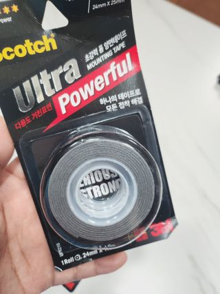 3M 초강력 양면테이프 UP213 / UPR210 — 5점을 준 리뷰어가 2023년 7월 올린 사용 사진