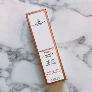 산수시 일루미네이팅 펄 영양 다크서클 스틱 아이 크림 케어 15ml — 5점을 준 리뷰어가 2021년 6월 올린 사용 사진