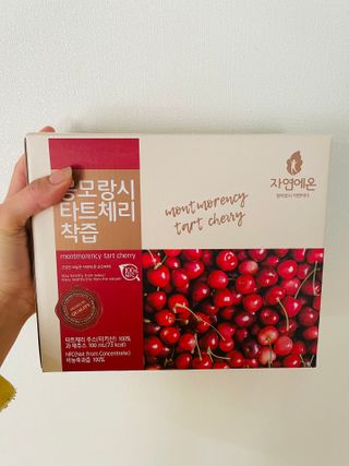 자연에온 몽모랑시 타트체리 착즙 100mL 10개입 2BOX — 5점을 준 리뷰어가 2021년 1월 올린 사용 사진