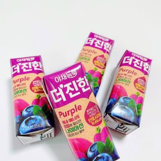 [롯데칠성] 야채듬뿍 더'진한 [롯데칠성] 야채는 이제 COLORFULL! 야채듬뿍  더 진한 레드 4개 +퍼플 4개 (총 8개) — 5점을 준 리뷰어가 2023년 6월 올린 사용 사진