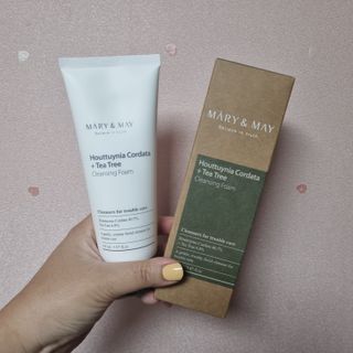 마리엔메이 센서티브 수딩 젤 크림 + 어성초 티트리 추출물 세럼 + 어성초 티트리 모공 클렌징 폼 — 5점을 준 리뷰어가 2021년 8월 올린 사용 사진