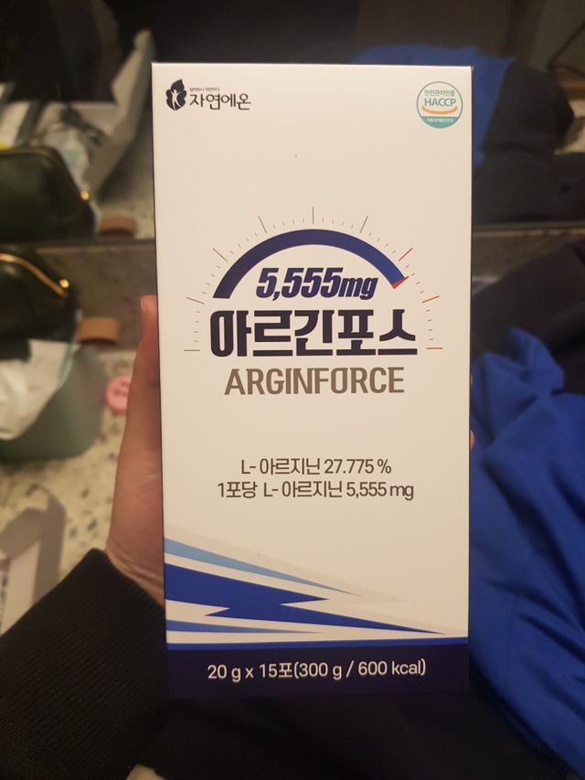 자연에온 아르긴포스 L-아르기닌 5555mg 스틱 15개입 1박스 리뷰 사진