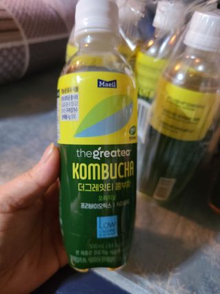 더그레잇티 콤부차 [매일유업] 더그레잇티 44kcal 콤부차 300ml *12개입 (오리지널 6개+베리리치 6개) — 5점을 준 리뷰어가 2023년 8월 올린 사용 사진