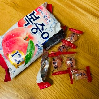 청포도캔디 복숭아캔디 — 5점을 준 리뷰어가 2022년 11월 올린 사용 사진