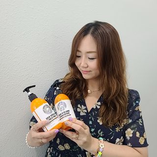 썸헤어 / SUMHAIR 썸헤어 실크 볼륨 샴푸+트리트먼트 프룻자스민티 — 5점을 준 리뷰어가 2021년 7월 올린 사용 사진