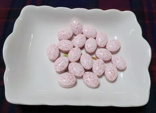 입 냄새 완화에 도움을 주는 에티켓 캔디 복숭아맛 앳캔디 — 5점을 준 리뷰어가 2021년 1월 올린 사용 사진