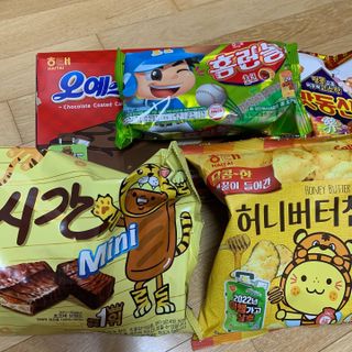 해태제과 2022 호랑이 스낵 5종 세트 — 5점을 준 리뷰어가 2022년 1월 올린 사용 사진