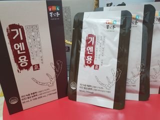 [몸엔용] 무더운 날씨에 국산녹용 기엔용으로 몸보신 50ml x 30포 — 5점을 준 리뷰어가 2021년 6월 올린 사용 사진