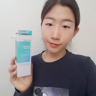 리더스코스메틱 리더스 카밍 바이오틱스 에센스 워터 — 5점을 준 리뷰어가 2021년 2월 올린 사용 사진
