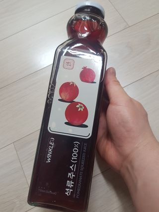 [바이윙클] 페르시아 유기농 석류 착즙주스 750ml 2병 + 선물박스 세트 — 5점을 준 리뷰어가 2022년 2월 올린 사용 사진
