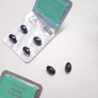 네이처셋 루테인 아스타잔틴 캡슐 1개월분 — 5점을 준 리뷰어가 2021년 7월 올린 사용 사진