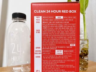 클린24시간 레드박스 1BOX(5포) + 전용보틀(500ml) — 5점을 준 리뷰어가 2024년 1월 올린 사용 사진