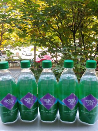 몽베스트 Montbest with Sparkling water Plain 20병 — 5점을 준 리뷰어가 2021년 11월 올린 사용 사진