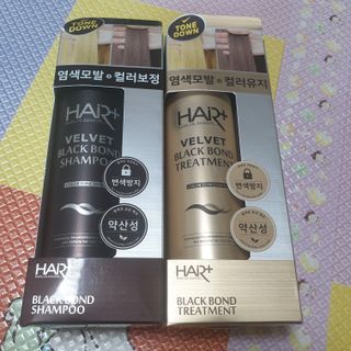 헤어플러스 블랙 컬러본드 샴푸 트리트먼트 300ml — 5점을 준 리뷰어가 2021년 5월 올린 사용 사진