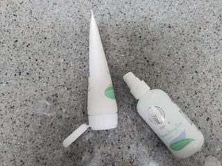 mom e 맘이 내추럴 베이비 케어 크림+바디오일 — 5점을 준 리뷰어가 2021년 1월 올린 사용 사진
