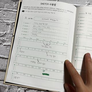 MF[비마이웨이]특허받은 할일카드 플래너, 비마이웨이 세트(만년형) — 5점을 준 리뷰어가 2023년 7월 올린 사용 사진