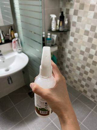 [엠메이데이] 그린티 피톤치드 감쪽같이 500ml + 손소독액 50ml — 4.5점을 준 리뷰어가 2021년 12월 올린 사용 사진