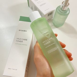 아르비엔 마일드케어 비건 수분진정토너 — 4.5점을 준 리뷰어가 2021년 1월 올린 사용 사진