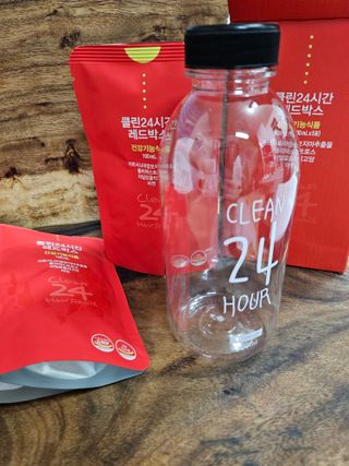클린24시간 레드박스 1BOX(5포) + 전용보틀(500ml) — 5점을 준 리뷰어가 2024년 2월 올린 사용 사진