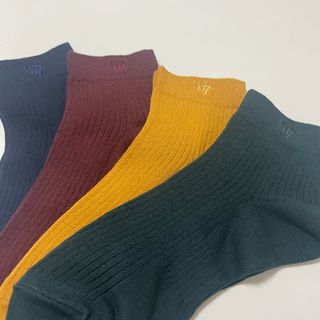 [사이즈가 있는 양말 필로이] 남/여 골지 발목 양말 4족 세트 남【S, M, L, XL】여【S, M, L】_컬러 랜덤 — 5점을 준 리뷰어가 2022년 6월 올린 사용 사진