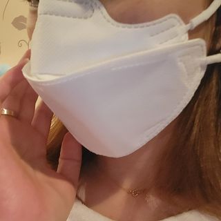 포그프리 김서림방지 마스크 KF94 10매 — 5점을 준 리뷰어가 2022년 1월 올린 사용 사진