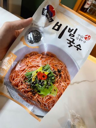 [한면원] 비빔국수 2인분 — 5점을 준 리뷰어가 2022년 8월 올린 사용 사진
